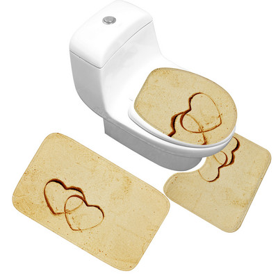 Zeegle mikrošķiedras vannas paklājiņš vannas istabai, mīksts, absorbējošs tualetes grīdas paklājs, neslīdošs paklājs tualetes paklājs Memory Foam vannas paklājiņš