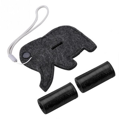 Jauks pārnēsājams suņu izkārnījumu maisiņu turētājs karikatūras formas mājdzīvnieku atkritumu maisu dozators mājdzīvnieku suņu piederumi