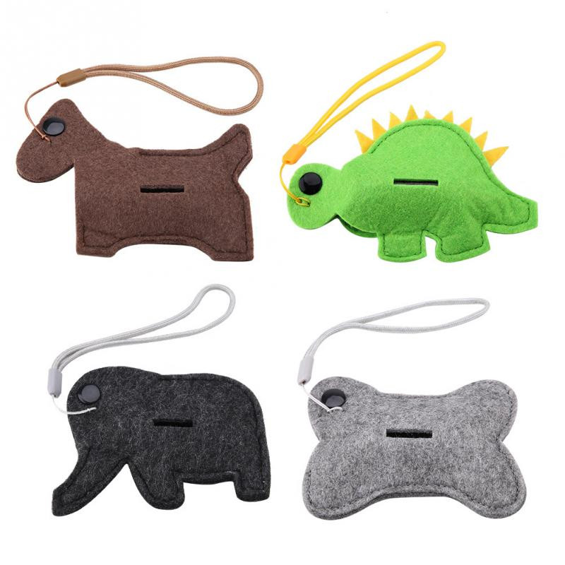 Jauks pārnēsājams suņu izkārnījumu maisiņu turētājs karikatūras formas mājdzīvnieku atkritumu maisu dozators mājdzīvnieku suņu piederumi