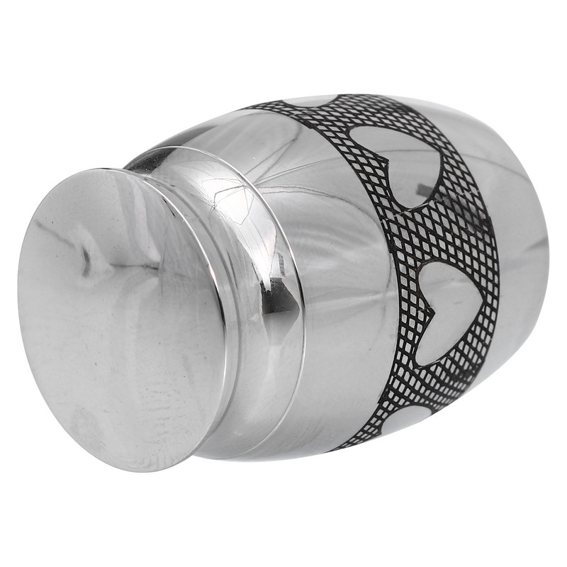 Urna Mājdzīvnieku Urnas Kremācijas kaste piemiņas kaķa piemiņa Apbedīšanas suns Pelnu keramikas apdares galds Dekoratīvs tērauda sinepes zārka burka