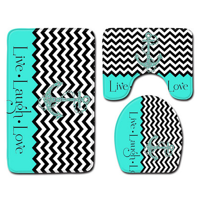 Suger Skull 3 kom Prostirka za kupaonicu Tepih za Noć vještica Kupaonska prostirka Protuklizna WC prostirka Set Navlaka za WC školjku Dodaci Božićni darovi