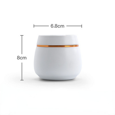 Tip uređaja okrugli otvoreni poklopac unutarnja netkana nit može ljubimac u usta ljubičasta keramička urna