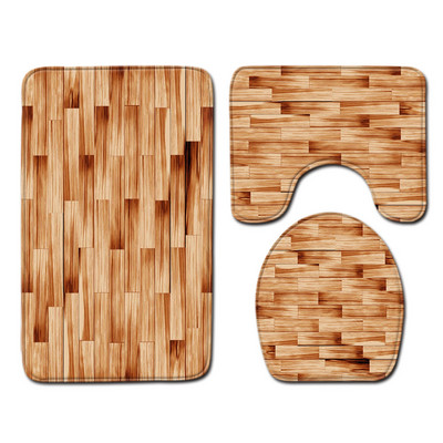 Tree Wheel Prostirke za kupaonicu Kupaonica 3 kom/lot WC prostirke za upijanje vode Set u WC prostirci za uređenje doma Protuklizni otirač Tepih