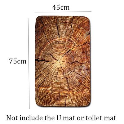 Tree Wheel Prostirke za kupaonicu Kupaonica 3 kom/lot WC prostirke za upijanje vode Set u WC prostirci za uređenje doma Protuklizni otirač Tepih