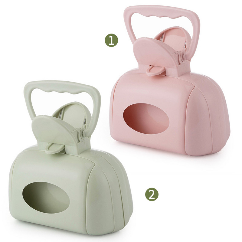 Dozator vrećice za pseću kakicu Skupljač otpadaka za kućne ljubimce Putovanje na otvorenom Pooper Lopatica Lopatica Clean Pick Up Remove Clamp Alat za čišćenje Proizvod za kućne ljubimce