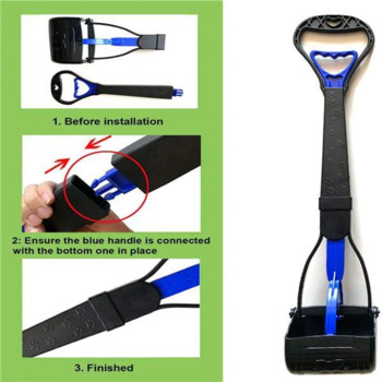 Pet Dog Pooper Scooper Long Handle Outdoor Dog Waste Picker Jaw Poop Scoop Pet Toilet Scooper за кучешки консумативи