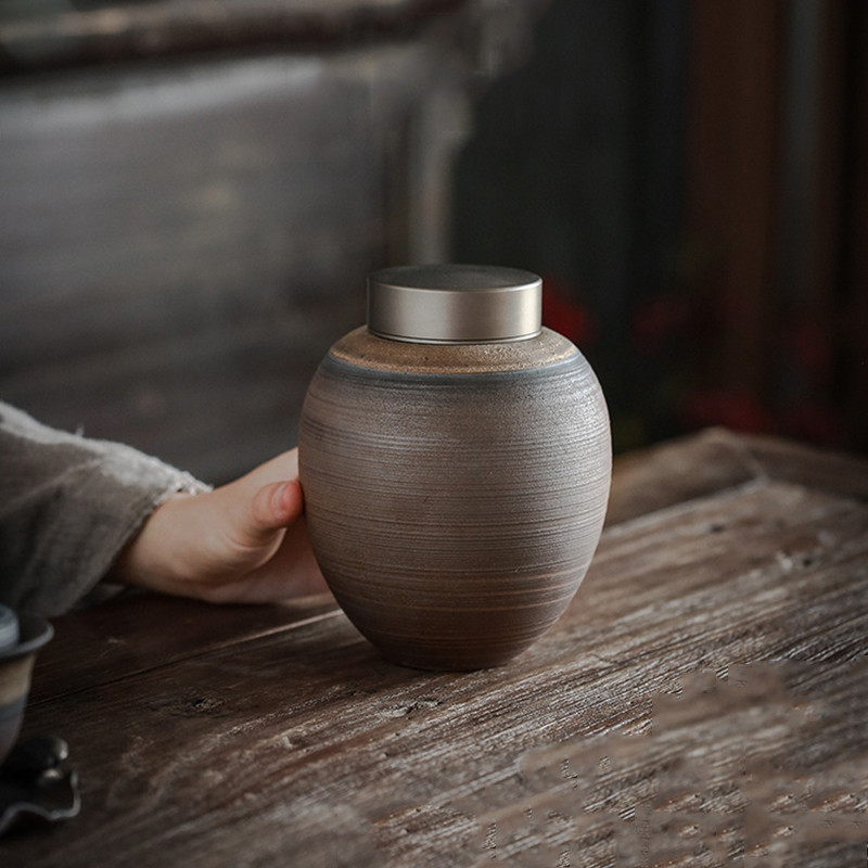 Urne za kućne ljubimce za keramiku Pepeo Zapečaćena Kremacija Pogreb Uspomena na čovjeka Prikladni kućni kamini Pogrebna urna od pepela