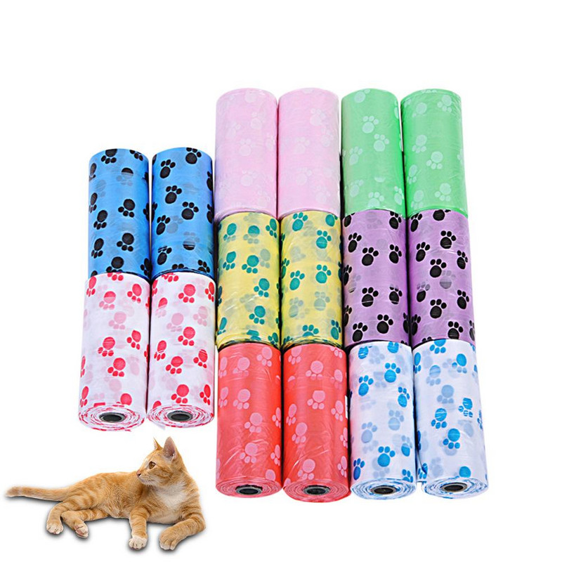 15kom/rola vrećica za pseći izmet Vreća za smeće za kućnu kuhinju u nasumičnoj boji