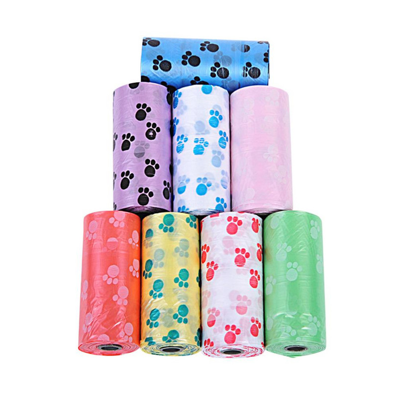 15kom/rola vrećica za pseći izmet Vreća za smeće za kućnu kuhinju u nasumičnoj boji