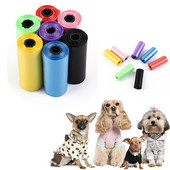 15 kom. Vreće za izmet pasa kućnog ljubimca Vreća za smeće Vreća za sakupljanje psa Puppy Cat Pooper Vreća za izmet Male smotuljke Vanjski čist pribor za kućne ljubimce