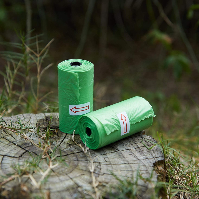 Vreće za pseći izmet koje se mogu 100 % kompostirati Vreće za otpad koje se mogu napuniti za dozator, pogodne za zemlju