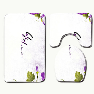 Zeegle Kupaonska prostirka Set toaletnih tepiha Neklizajuća kupaonska prostirka Kupaonske prostirke Upijajuća navlaka WC kupaonski tepih Prostirke za tuš