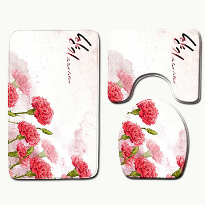 Zeegle Kupaonska prostirka Set toaletnih tepiha Neklizajuća kupaonska prostirka Kupaonske prostirke Upijajuća navlaka WC kupaonski tepih Prostirke za tuš