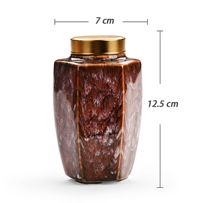 Komemorativne prizmatične urne Pogrebne urne za ljudski pepeo Urne za kućne ljubimce, mačke, pse, Keramičke urne, kutije za pogrebe, Urna za pepeo za odrasle