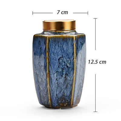 Komemorativne prizmatične urne Pogrebne urne za ljudski pepeo Urne za kućne ljubimce, mačke, pse, Keramičke urne, kutije za pogrebe, Urna za pepeo za odrasle