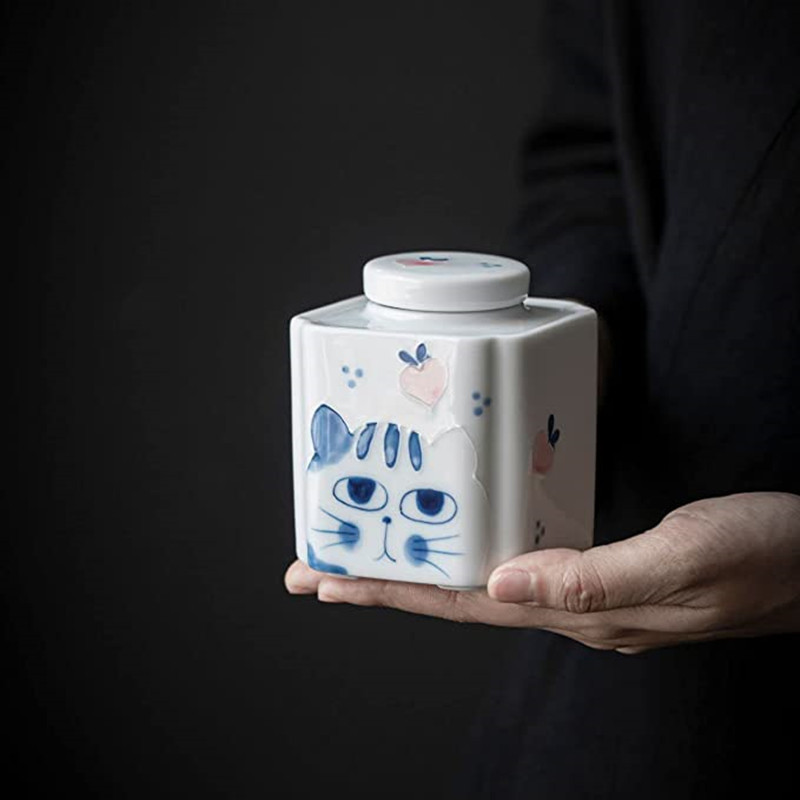 1kom urna za mačke, urna za kućne ljubimce, vrhunski spremnik za pepeo, pogodan za pohranjivanje mačjih suvenira nakon smrti