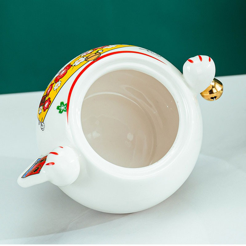 Urna u obliku mačke u kineskom stilu za mačji pepeo Komemorativni darovi za kućne ljubimce Urna za pepeo Spomenici Pogrebna urna za ljudski pepeo Mačja urna