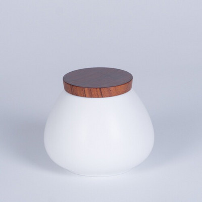 Usta u tri boje, veliki trbuh, jednobojna keramička urna za kućne ljubimce, posuda za prikupljanje kostiju, suvenir