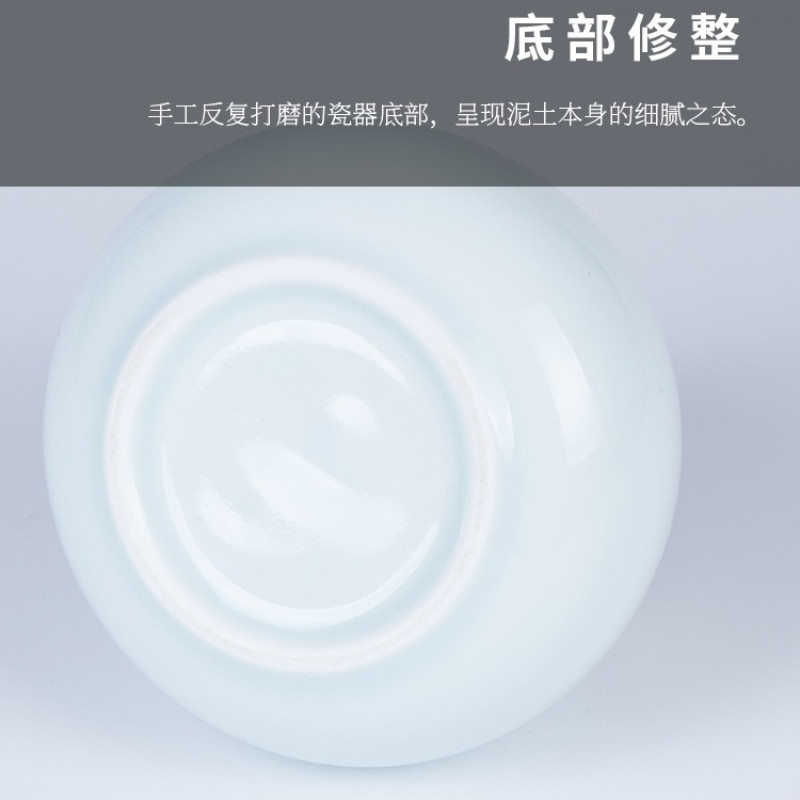 Usta u tri boje, veliki trbuh, jednobojna keramička urna za kućne ljubimce, posuda za prikupljanje kostiju, suvenir