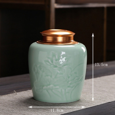 Velike urne za ljudski pepeo Pogrebna keramika Urne za kućne ljubimce Držač za pepeo Zapečaćeni Kremiranje Uspomena za odrasle Spomen suveniri Poklon