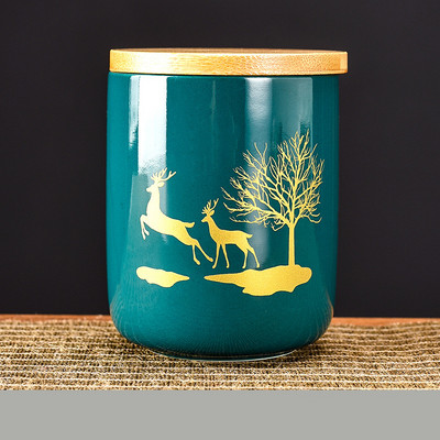 Urna za kućne ljubimce Urna za mačke Urna za psa Urna za kremiranje ljudi urna za pohranu pepela keramička posuda s crnom glazurom Lijes za životinje potrepštine za vodozemce