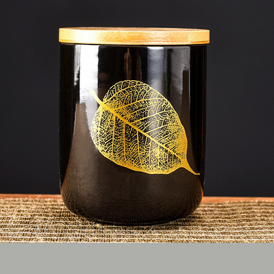 Urna za kućne ljubimce Urna za mačke Urna za psa Urna za kremiranje ljudi urna za pohranu pepela keramička posuda s crnom glazurom Lijes za životinje potrepštine za vodozemce