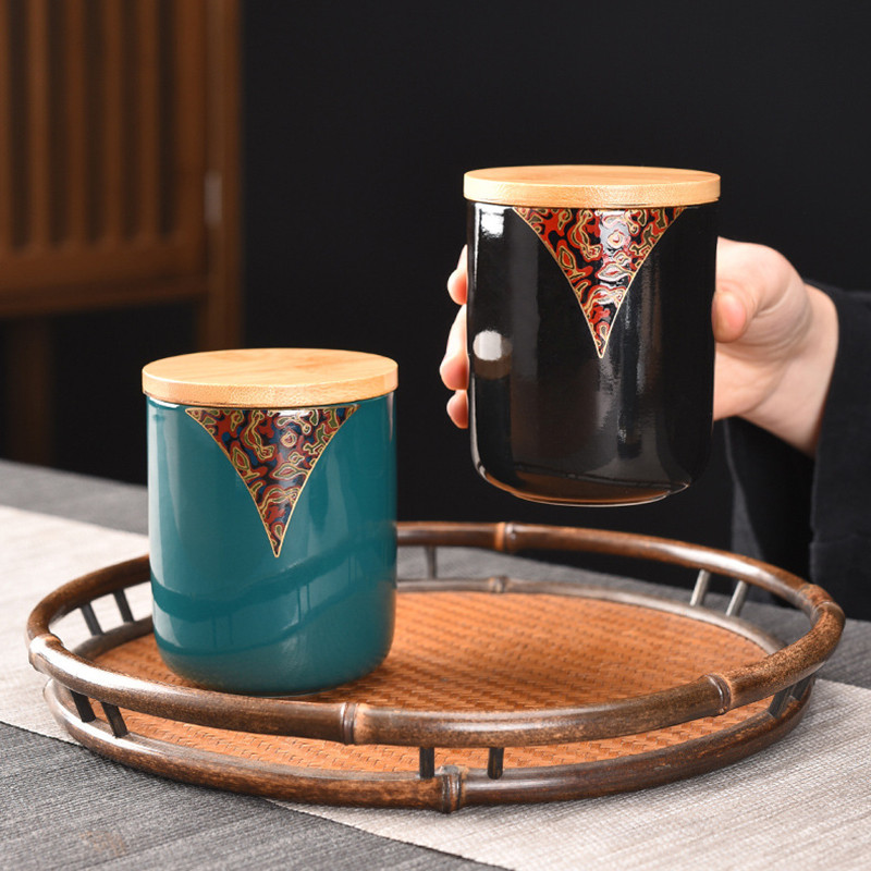 Urna za kućne ljubimce Urna za mačke Urna za psa Urna za kremiranje ljudi urna za pohranu pepela keramička posuda s crnom glazurom Lijes za životinje potrepštine za vodozemce