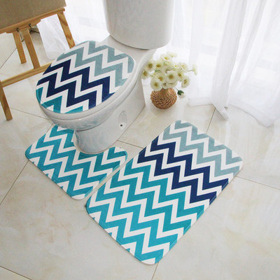 Kupaonske prostirke Protuklizna kupaonska prostirka WC prostirke Kućni dekor Tepih za kupaonicu Upijajući mekani toaletni jastučić za noge Kupaonski tepih prostirka