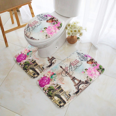 Kupaonske prostirke Protuklizna kupaonska prostirka WC prostirke Kućni dekor Tepih za kupaonicu Upijajući mekani toaletni jastučić za noge Kupaonski tepih prostirka
