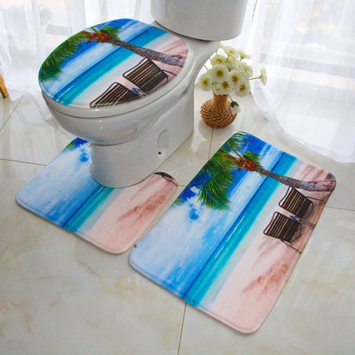 Kupaonske prostirke Protuklizna kupaonska prostirka WC prostirke Kućni dekor Tepih za kupaonicu Upijajući mekani toaletni jastučić za noge Kupaonski tepih prostirka