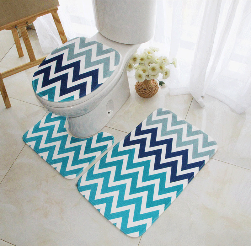 Kupaonske prostirke Protuklizna kupaonska prostirka WC prostirke Kućni dekor Tepih za kupaonicu Upijajući mekani toaletni jastučić za noge Kupaonski tepih prostirka