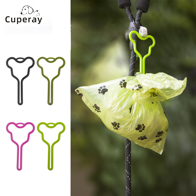 Držač vrećice za pseći izmet, nosač za povodac za držač za vrećicu za otpad, dodatak za šetanje pasa, držač za vrećicu za otpad bez ruku, držač za povodac