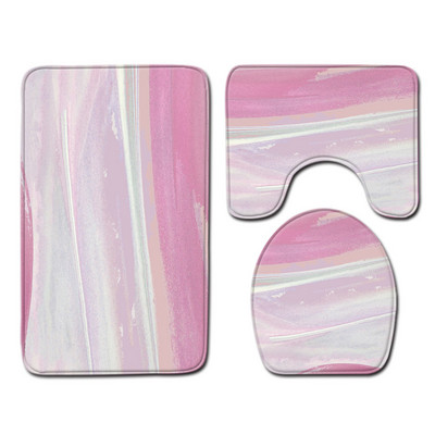 Zeegle šareni set prostirki za kupaonicu WC sjedalo Covet Moderna prostirka za pod kupaonice Tepih za tuširanje Tepih za hodnik