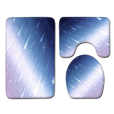 Zeegle šareni set prostirki za kupaonicu WC sjedalo Covet Moderna prostirka za pod kupaonice Tepih za tuširanje Tepih za hodnik