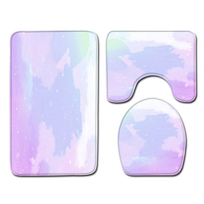 Zeegle šareni set prostirki za kupaonicu WC sjedalo Covet Moderna prostirka za pod kupaonice Tepih za tuširanje Tepih za hodnik