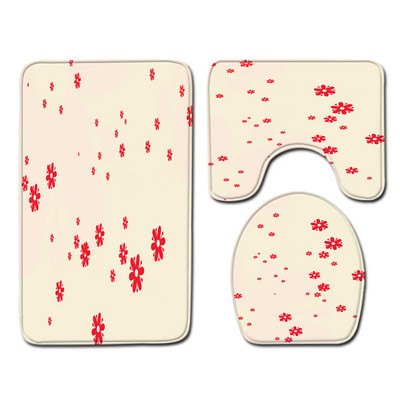 Zeegle šareni set prostirki za kupaonicu WC sjedalo Covet Moderna prostirka za pod kupaonice Tepih za tuširanje Tepih za hodnik