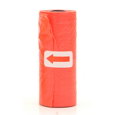 1 rola od 15 komada vrećica za pseći izmet, dozator, sakupljač, vreća za smeće, štene, mačka, vrećica za izmet, mala rola, oprema za kućne ljubimce za čišćenje na otvorenom