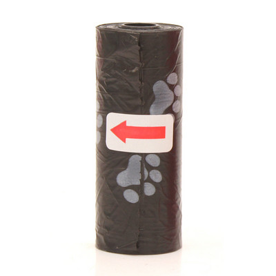 1 rola od 15 komada vrećica za pseći izmet, dozator, sakupljač, vreća za smeće, štene, mačka, vrećica za izmet, mala rola, oprema za kućne ljubimce za čišćenje na otvorenom