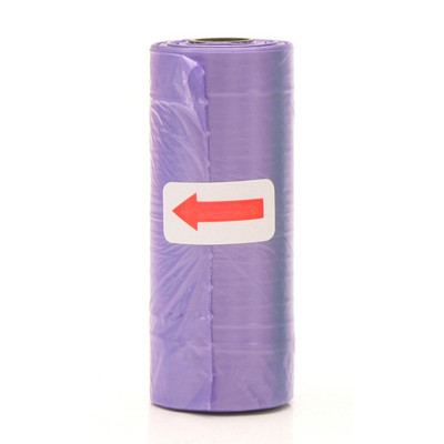 1 rola od 15 komada vrećica za pseći izmet, dozator, sakupljač, vreća za smeće, štene, mačka, vrećica za izmet, mala rola, oprema za kućne ljubimce za čišćenje na otvorenom