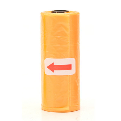 1 rola od 15 komada vrećica za pseći izmet, dozator, sakupljač, vreća za smeće, štene, mačka, vrećica za izmet, mala rola, oprema za kućne ljubimce za čišćenje na otvorenom