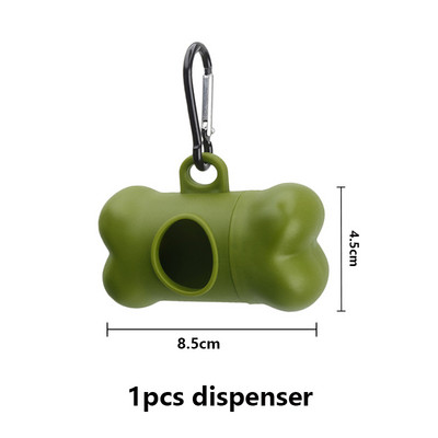 Vrećica za izmet kućnih ljubimaca Jednokratna vrećica za pseći izmet Vrećica za izmet s kopčom za remen i dozatorom vrećice za kosti Biorazgradiva Epi ekološki prihvatljiva