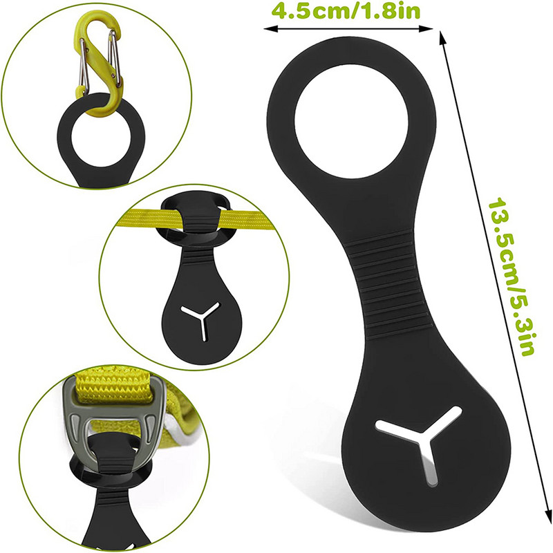 2 kom Držač vrećice za pseću kakicu Povodac Vrećica za otpad Nosač Konop za vuču Dozator Hands-free Stezaljka Pribor za čišćenje kućnih ljubimaca Pribor