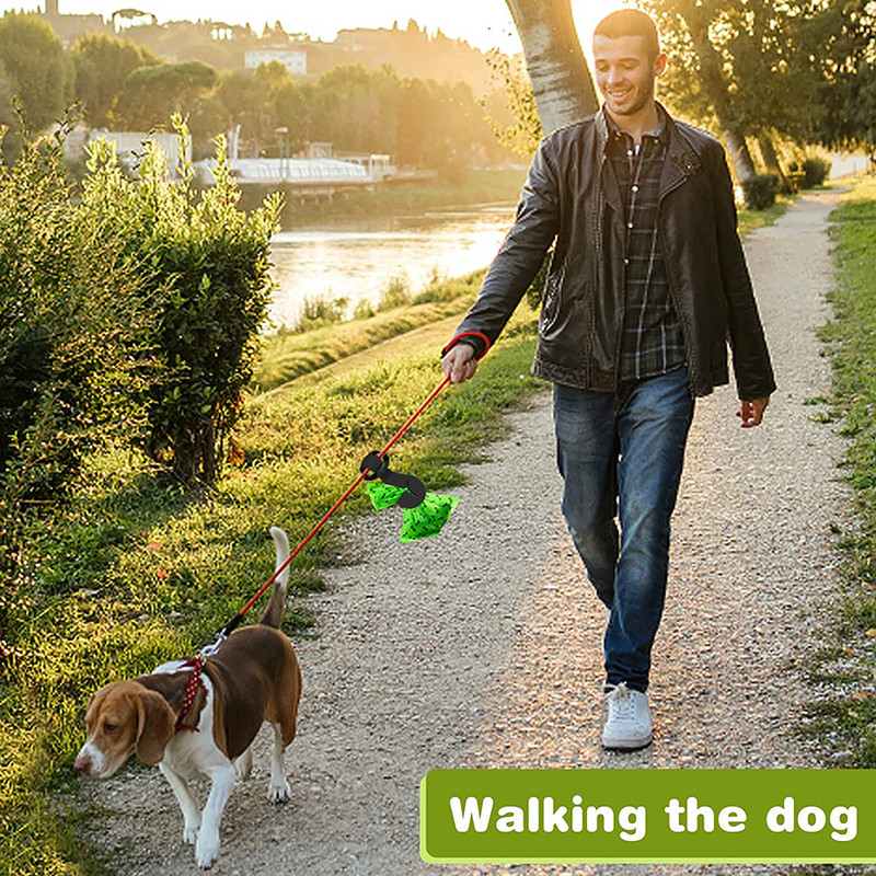 2 kom Držač vrećice za pseću kakicu Povodac Vrećica za otpad Nosač Konop za vuču Dozator Hands-free Stezaljka Pribor za čišćenje kućnih ljubimaca Pribor