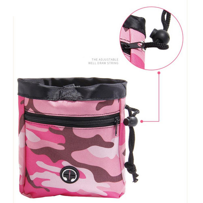 Torbica za dresuru za pseće poslastice Igračke za kućne ljubimce Poslastice za grickalice Ugrađeni dozator vrećice za izmet Oxford platnena torba za obuku oko struka za pse Štenci