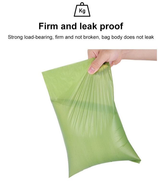 Vreće za pseći izmet Biorazgradive Zaštita okoliša Vreće za smeće za kućne ljubimce 23cmx33cm Zelena vreća za smeće Proizvod za kućne ljubimce 15kom/rola