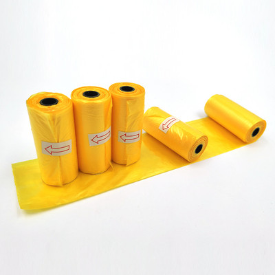 120 rola čista crna vreća za pseći izmet 15 vreća/rola velike vreće za mačji otpad Doggie Outdoor Home Clean Refill Vreća za smeće Potrepštine za kućne ljubimce