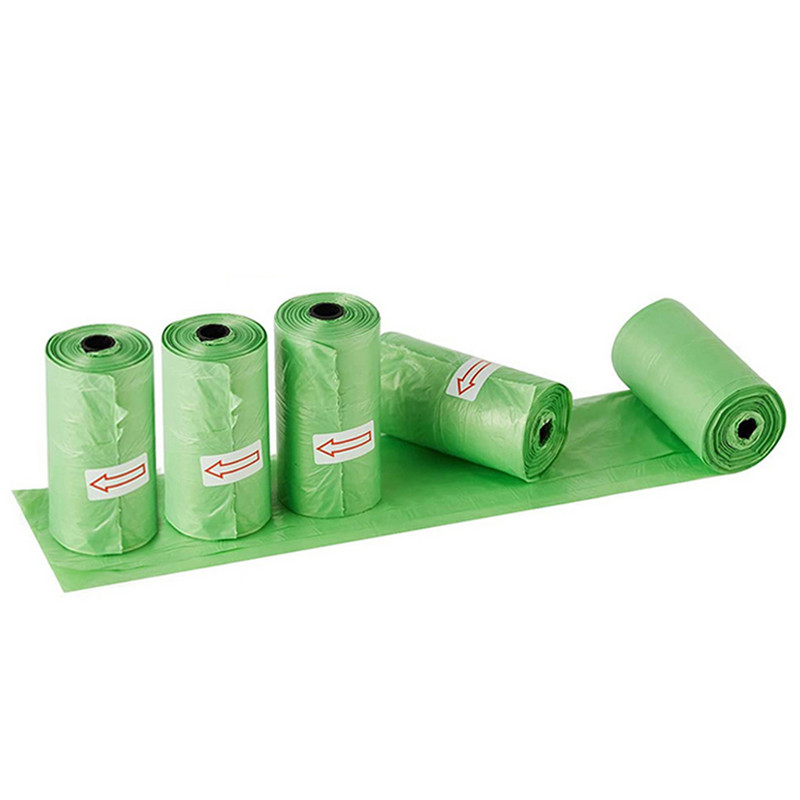 120 rola čista crna vreća za pseći izmet 15 vreća/rola velike vreće za mačji otpad Doggie Outdoor Home Clean Refill Vreća za smeće Potrepštine za kućne ljubimce