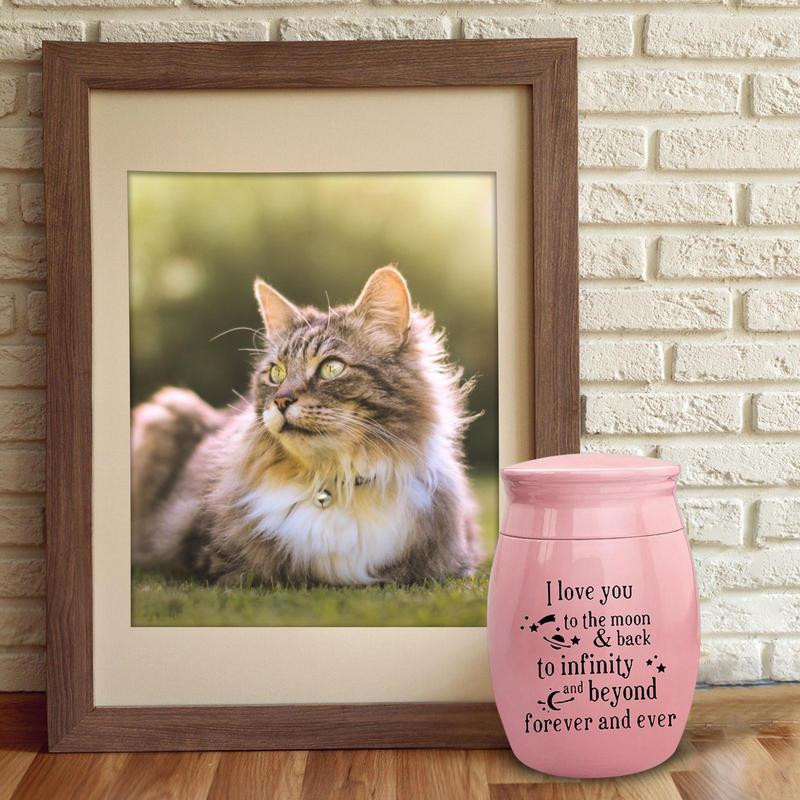 Urna za male kućne ljubimce Urne za kremiranje kućnih ljubimaca Vodootporne i bez curenja Urna za pseći pepeo za mačke, pse Urna za uspomene na ljubimce Memorijalni darovi za