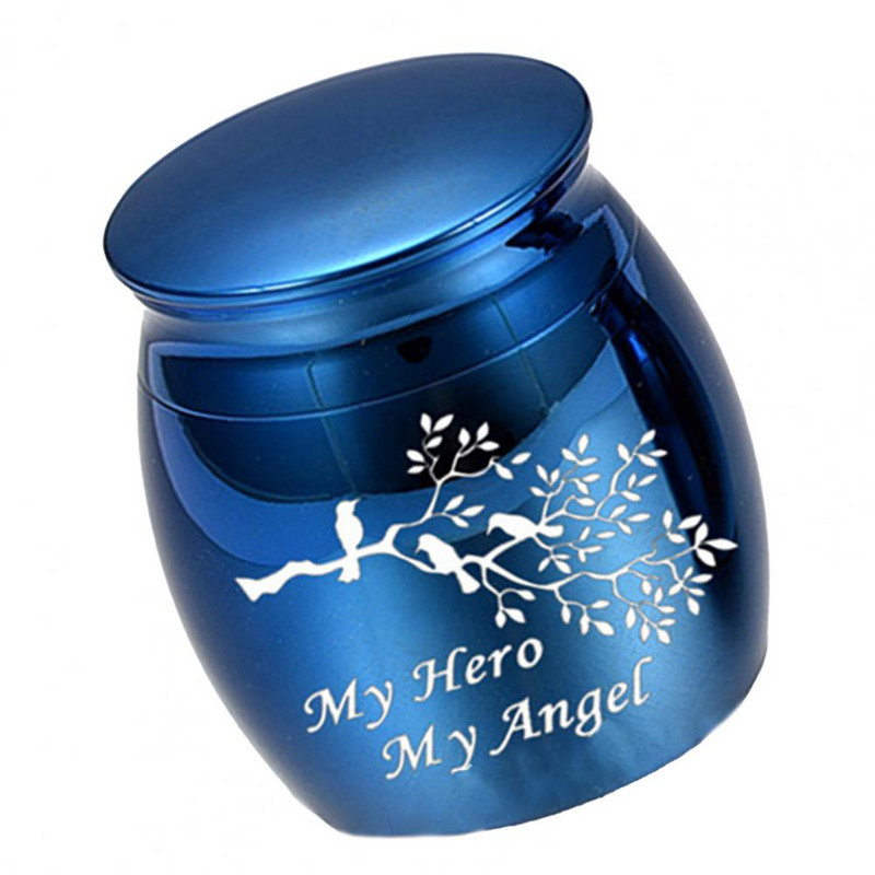 Atraktivna urna za pepeo za kućne ljubimce Glatka površina Staklenka za pepeo za kućne ljubimce Metalna posuda za pepeo za kućne ljubimce Kompaktan prijenosni kovčeg za pepeo za kućne ljubimce