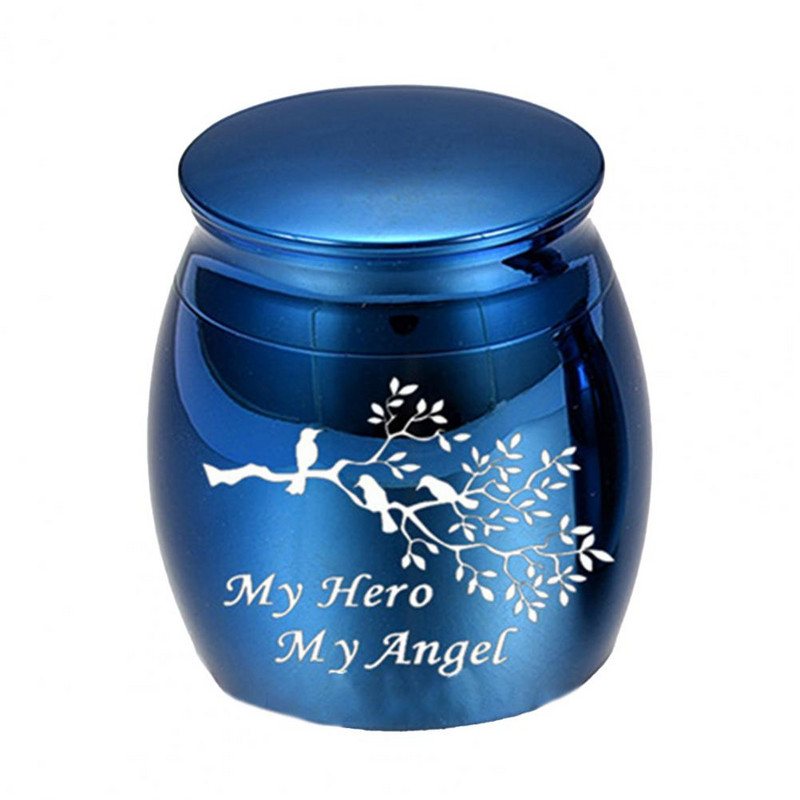 Atraktivna urna za pepeo za kućne ljubimce Glatka površina Staklenka za pepeo za kućne ljubimce Metalna posuda za pepeo za kućne ljubimce Kompaktan prijenosni kovčeg za pepeo za kućne ljubimce